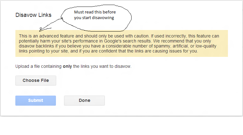 disavow links tool 2 Google disavow links