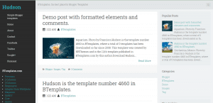 Blogger template