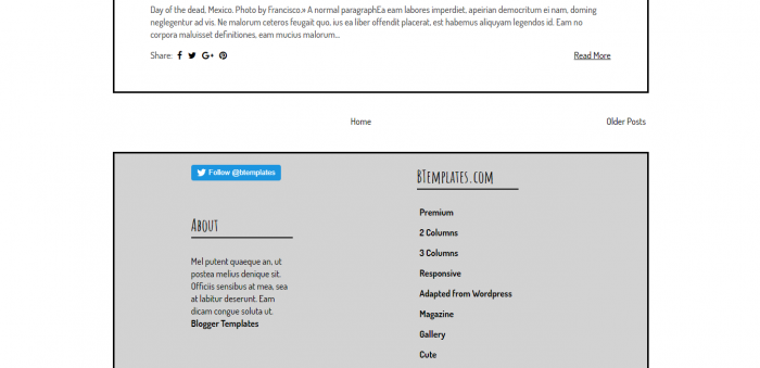 Blogger template