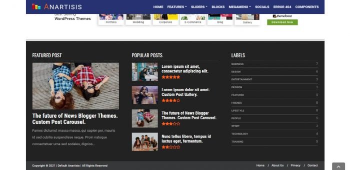 Blogger template